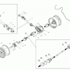 Outlander MAX 650 EFI - XT - International - European Communities 08- rear drive - common parts