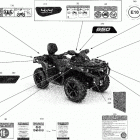 Outlander MAX 650 EFI - XT - International - European Communities 09- decals - xt