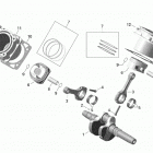 Outlander MAX 850 EFI - International 01- crankshaft, piston and cylinder - 850 efi