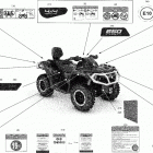 Outlander MAX 850 EFI - International 09- decals - xtp