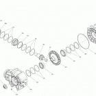 Outlander MAX 1000R EFI - XTP_LTD - International - Non-European Communities 08- rear drive - differential parts