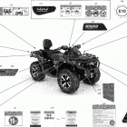 Outlander MAX 1000R EFI - XTP_LTD - International - Non-European Communities 09- decals - ltd