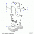 ATV RGR 150 EFI MD (A21HZB15N1/N2) Body, fuel tank - a21hzb15n1  /  n2 (c101387)