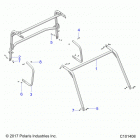 ATV RGR 150 EFI MD (A21HZB15N1/N2) Chassis, cab frame and side bars - a21hzb15n1  /  n2 (c1...