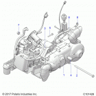 ATV RGR 150 EFI MD (A21HZB15N1/N2) Engine, engine and transmission mounting - a21hzb15n1  /...