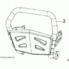 OUTLAW 110 (A21YAK11B6/B7/N6/N7) Chassis, bumper - a21yak11b6  /  b7  /  n6  /  n7 (49atv...