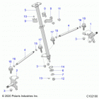 OUTLAW 70 MD Steering, steering post and tie rod asm - a21hbb07n3  / ...