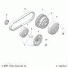 OUTLAW 70 MD (A21HBB07N3/N7) Drive train, clutches - a21hbb07n3  /  n7 (c1206112-11)