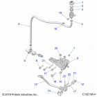 SCRAMBLER XP Brakes, brake pedal and master cylinder - a21sge95fk  / ...