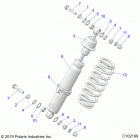 SCRAMBLER XP Suspension, shock, front - a21sge95fk  /  s95ck  /  s95f...