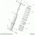SCRAMBLER XP Suspension, shock, rear - a21sge95fk  /  s95ck  /  s95fk...