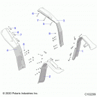 SCRAMBLER XP 1000 55 Body, fender flares - a21sgs95ck  /  s95fk (c102209)