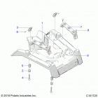 SCRAMBLER XP 1000 55 Body, front rack - a21sge95fk  /  s95ck  /  s95fk (c1017...