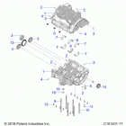 SCRAMBLER XP 1000 55 Engine, crankcase - a21sge95fk  /  s95ck  /  s95fk (c101...