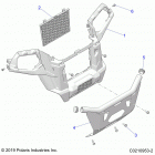 SCRAMBLER XP 1000 S 55 Body, front bumper - a21sge95ak (c0210953-2)