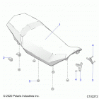 SCRAMBLER XP 1000 S 55 Body, seat - a21sge95ak (c102272)