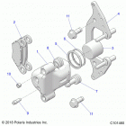 SCRAMBLER XP 1000 S 55 Brakes, front caliper - a21sge95ak (c101460)