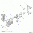 SCRAMBLER XP 1000 S 55 Brakes, rear caliper - a21sge95ak (c101461)