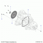 SCRAMBLER XP 1000 S 55 Drive train, drive coupler - a21sge95ak (c101431-15)