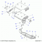 SCRAMBLER XP 1000 S 55 Engine, exhaust - a21sge95ak (c0201047-1)