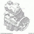 SCRAMBLER XP 1000 S 55 Engine, long block - a21sge95ak (c101431-10)