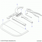 SCRAMBLER XP 1000 S 55 Tools, tool kit - a21sge95ak (c101437)
