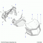 SPORTSMAN Body, headlight pod - a21sle95fg  /  s95cg  /  s95fg (c1...