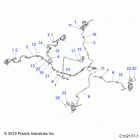 SPORTSMAN Brakes, brake lines - a21sle95fg  /  s95cg  /  s95fg (c1...