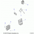 SPORTSMAN Electrical, switches, ecu and control modules - a21sle95...