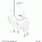 SPORTSMAN 1000 XP 55 Drive train, gearcase mounting, front - a21sle95fg  /  s...