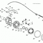 SPORTSMAN 110 (A21YAF11B5/N5) Brakes, rear - a21yaf11b5  /  n5 (49atvbrakerr08out90)