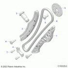 SPORTSMAN 450 HO (A21SEA50A1/A5/CA1/CA5) Engine, cam chain and sprocket - a21sea50a1  /  a5  /  c...