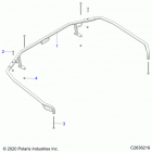 SPORTSMAN 450 HO EPS (A21SEE50A1/A5/CA1/CA5) Body, rear rack, extenders - a21see50a1  /  a5  /  ca1  ...