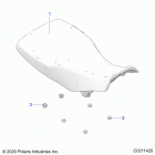 SPORTSMAN 450 HO EPS (A21SEE50A1/A5/CA1/CA5) Body, seat - a21see50a1  /  a5  /  ca1  /  ca5 (c0211420...
