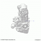 SPORTSMAN 450 HO EPS (A21SEE50A1/A5/CA1/CA5) Engine, long block - a21see50a1  /  a5  /  ca1  /  ca5 (...