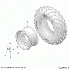 SPORTSMAN 450 HO EPS (A21SEE50A1/A5/CA1/CA5) Wheels, front tire - a21see50a1  /  a5  /  ca1  /  ca5 (...