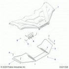SPORTSMAN 450 HO UTILITY (A21SEG50A1/A5/CA1/CA5) Body, front storage cover - a21seg50a1  /  a5  /  ca1  /...