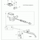 SPORTSMAN 450 HO UTILITY (A21SEG50A1/A5/CA1/CA5) Brakes, front brake lever and master cylinder - a21seg50...