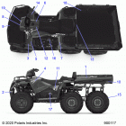 SPORTSMAN 570 6X6 (A21S6E57A1/3A1) Body, decals - a21s6e57a1  /  3a1 (900117)