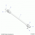 SPORTSMAN 570 6X6 (A21S6E57A1/3A1) Drive train, front prop shaft - a21s6e57a1  /  3a1 (c102...