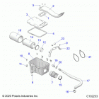 SPORTSMAN 570 6X6 (A21S6E57A1/3A1) Engine, air intake system - a21s6e57a1  /  3a1 (c102233)