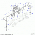 SPORTSMAN 570 6X6 (A21S6E57A1/3A1) Suspension, torsion bar - a21s6e57a1  /  3a1 (c102247-9)