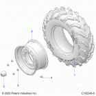 SPORTSMAN 570 6X6 (A21S6E57A1/3A1) Wheels, front tire - a21s6e57a1  /  3a1 (c102246-5)