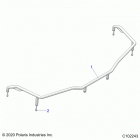 SPORTSMAN 570 6X6 EURO (A21S6E57F1/FL) Body, front rack extender - a21s6e57f1  /  fl (c102243)