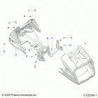 SPORTSMAN 570 6X6 EURO (A21S6E57F1/FL) Body, headlight pod - a21s6e57f1  /  fl (c102240-1)