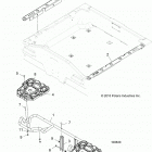 SPORTSMAN 570 6X6 EURO (A21S6E57F1/FL) Body, rear rack and box side rails - a21s6e57f1  /  fl (...