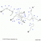 SPORTSMAN 570 6X6 EURO (A21S6E57F1/FL) Brakes, brake lines - a21s6e57f1  /  fl (c0201052)