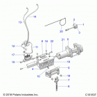 SPORTSMAN 570 6X6 EURO (A21S6E57F1/FL) Chassis, winch - a21s6e57fl (c101837)