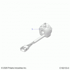 SPORTSMAN 570 6X6 EURO (A21S6E57F1/FL) Steering, controls, left hand controls - a21s6e57f1  /  ...