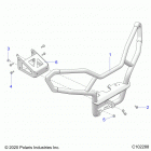 SPORTSMAN 570 EPS (A21SEE57A1/A3/A5/A7/A9/B1/B3/B5/B7/B9) Body, front bumper, trail - a21see57a1  /  a3  /  a5  / ...